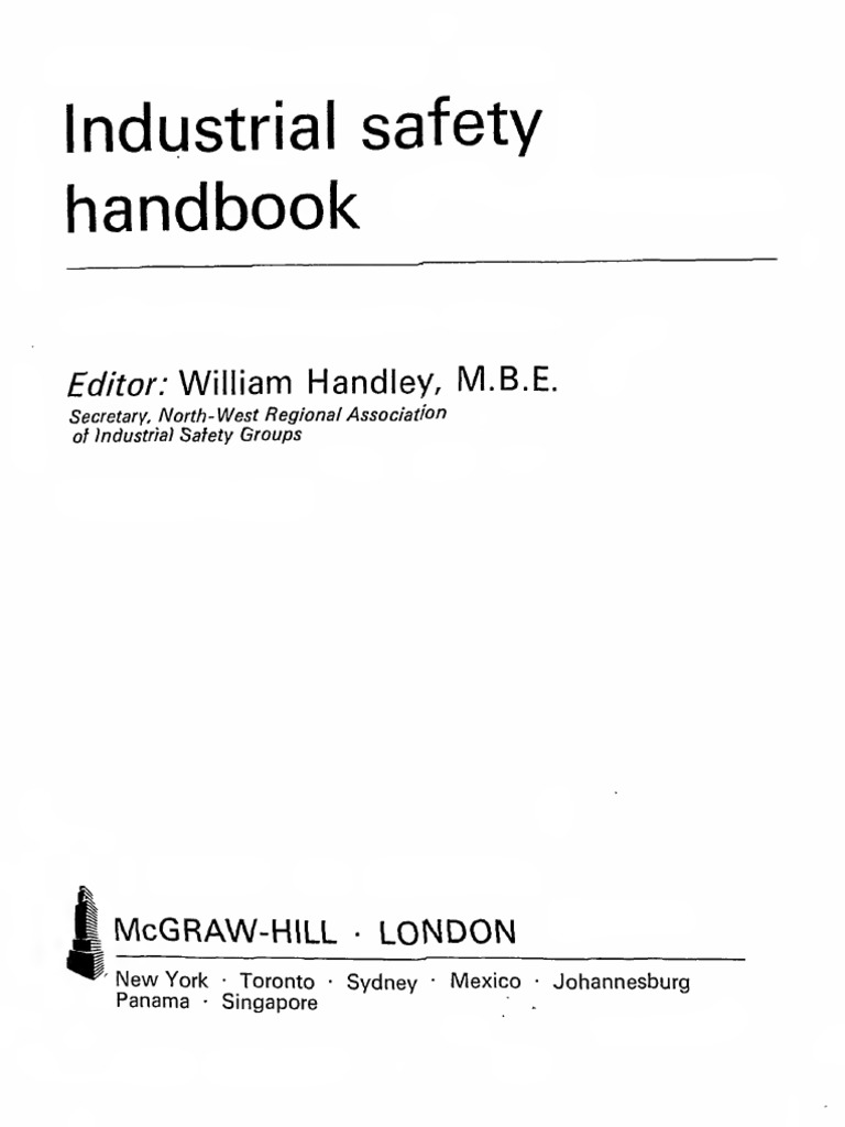 Industrial Safety Handbook Overview | PDF | Negligence | Safety