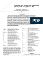 Adhesive Bonded Composite Joint Analysis With ed Surface Ply