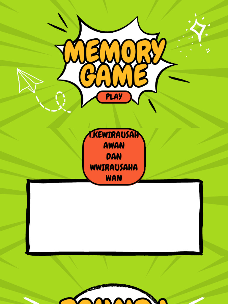 Green Cartoon Animated Memory Game Presentation - 20251022 - 062720 ...