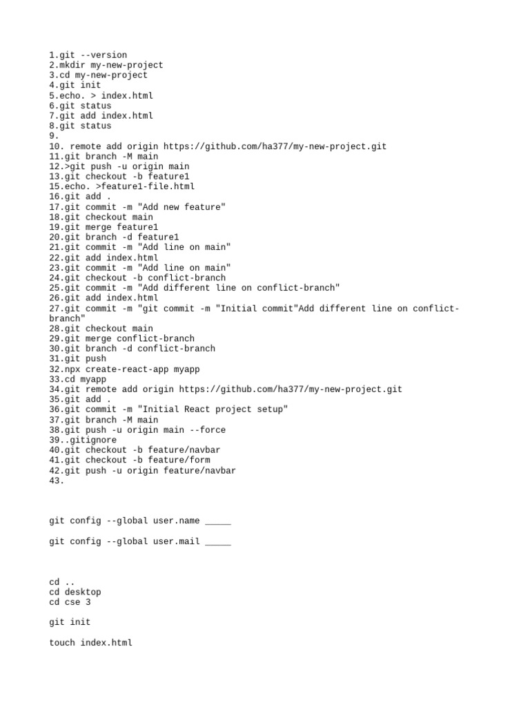 1.Git Version | PDF