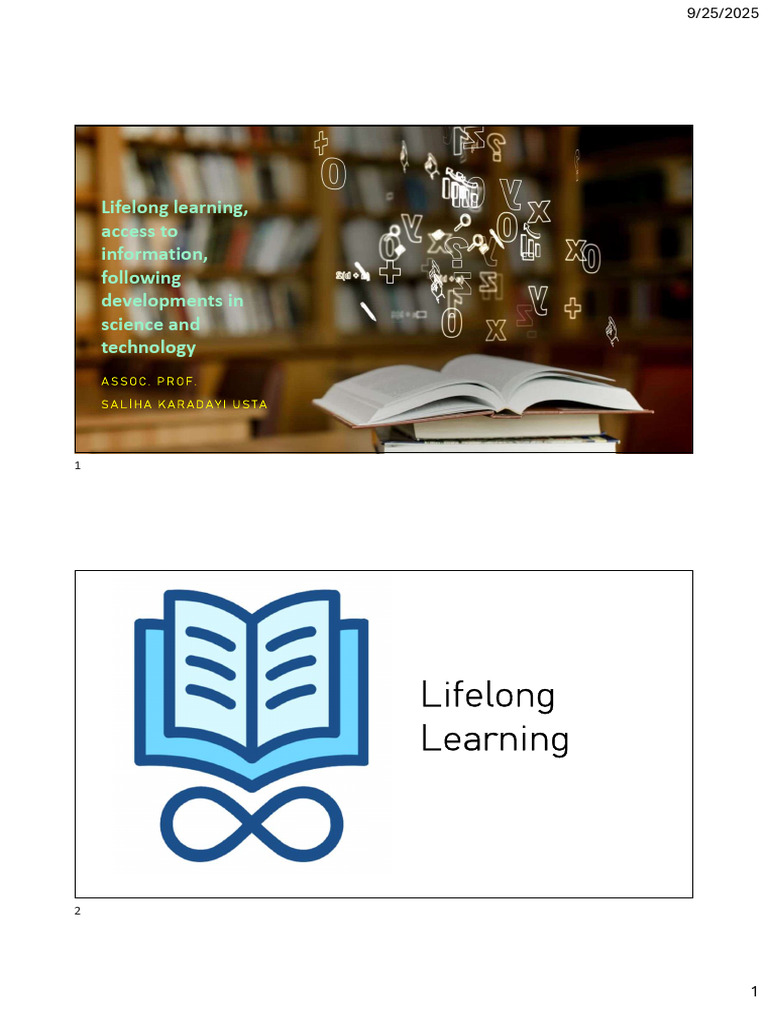 Lifelong Learning for Engineers | PDF | Learning | Educational Technology
