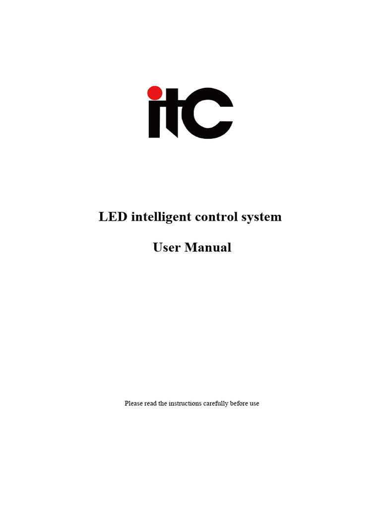 LED Intelligent Control System Manual | PDF | Window (Computing) | Video