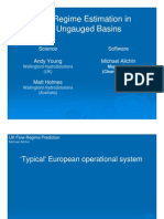 Flow-Regime Estimation in UK Ungauged Basins