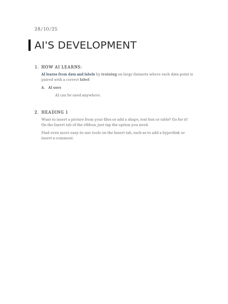 Understanding AI Learning Methods | PDF