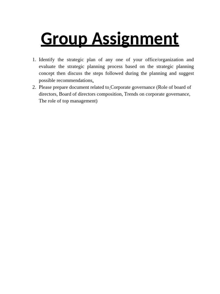 Group Assignment | PDF