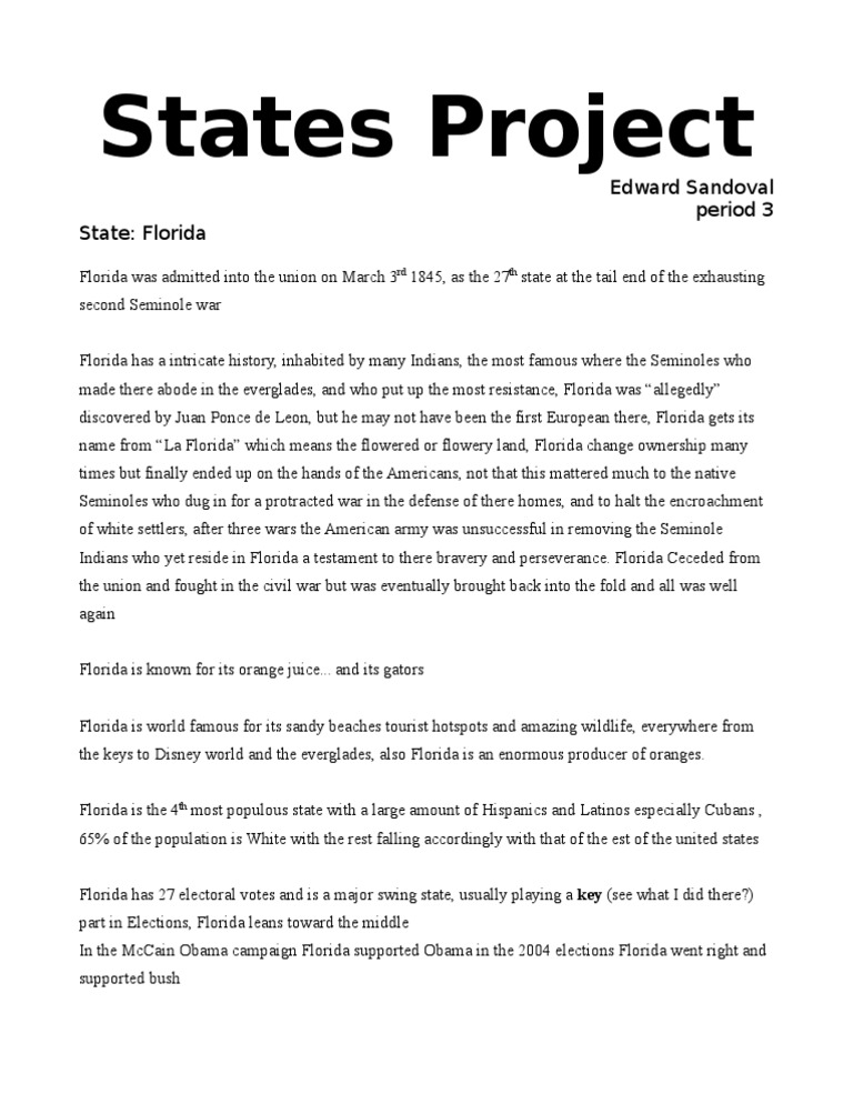 States Project | PDF