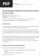 ASE Guidelines for Diastolic Dysfunction | PDF | Diastole ...