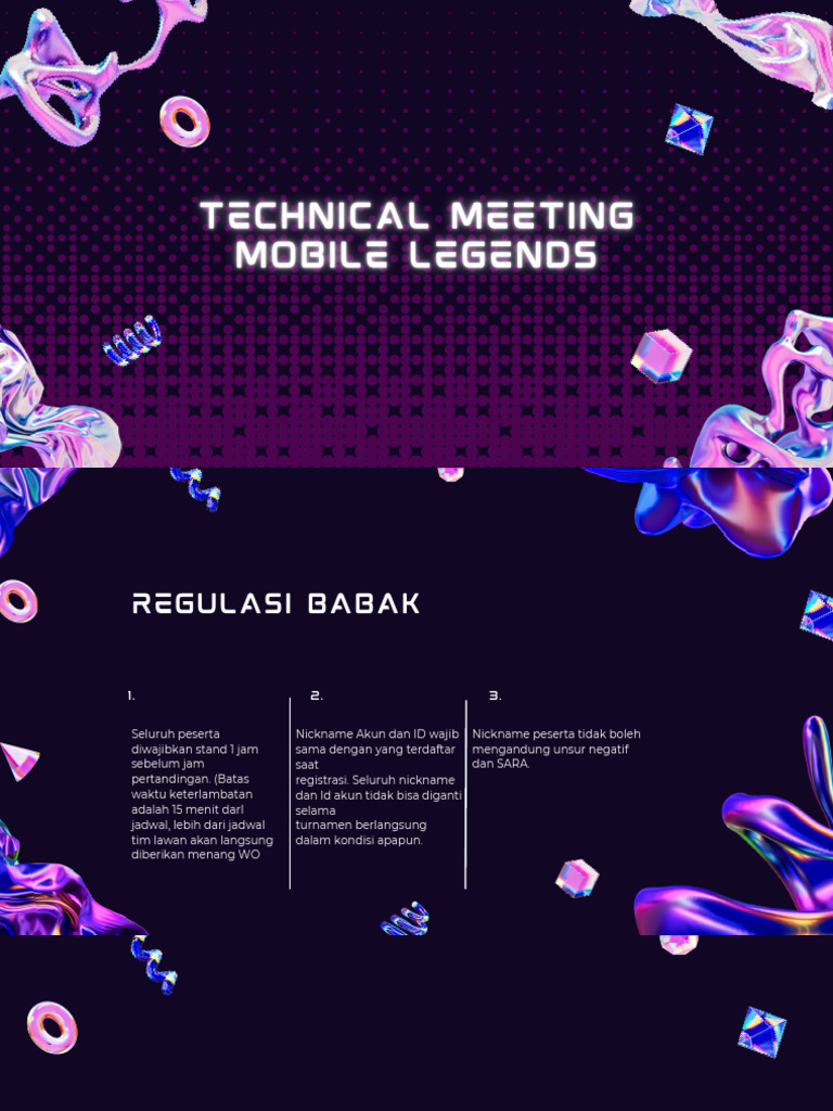 Technical Meeting MLBB | PDF