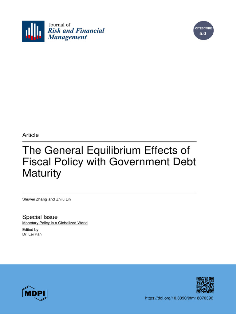 Fiscal Policy and Debt Maturity Effects | PDF | Fiscal Policy | Fiscal ...