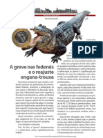 A greve nas federais e o reajuste engana-trouxa