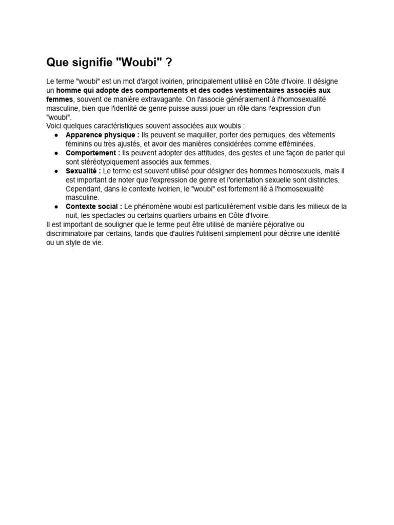 Définition du terme 