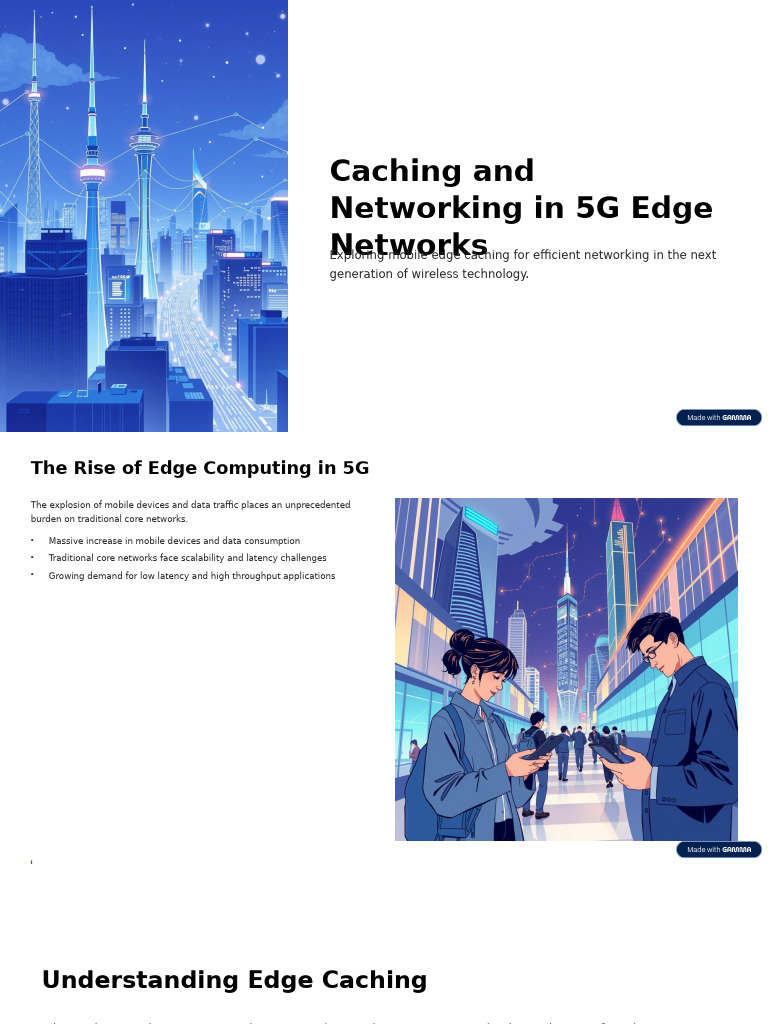 5G Edge Caching Strategies Explained | PDF | Cache (Computing ...