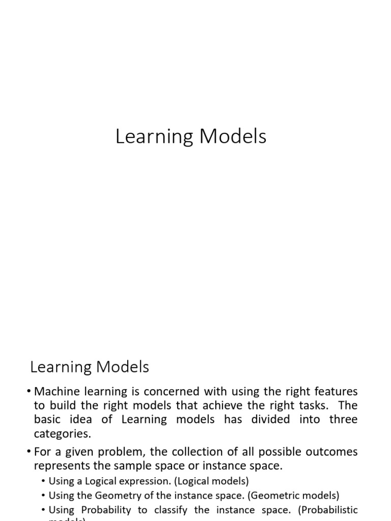 Understanding Machine Learning Models | PDF | Geometry | Cartesian ...