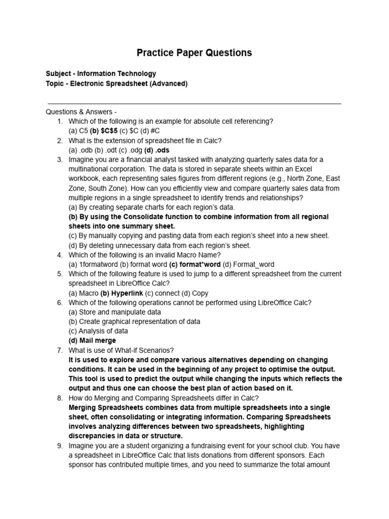Advanced Spreadsheet Techniques | PDF | Spreadsheet | Computing