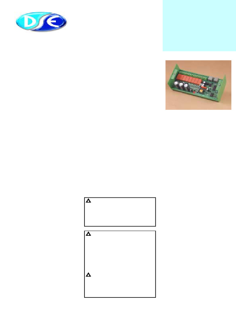 157 Relay Expansion Module Overview | PDF | Relay | Programmable Logic ...