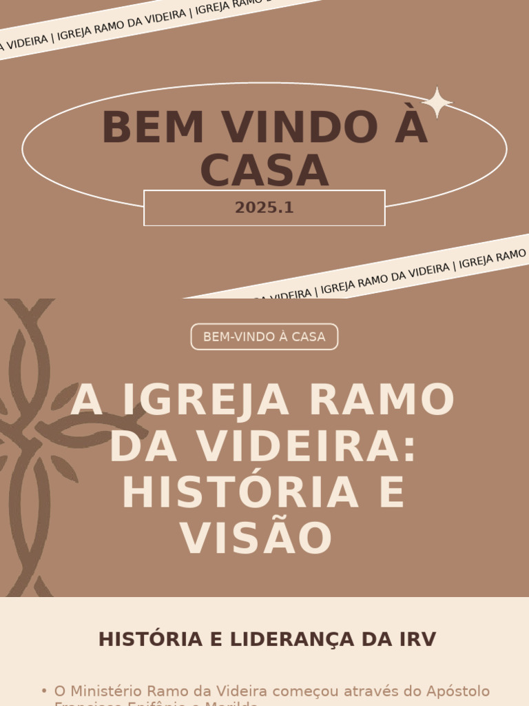 Igreja Ramo da Videira: História e Visão | PDF | Dízimo | Igreja cristã