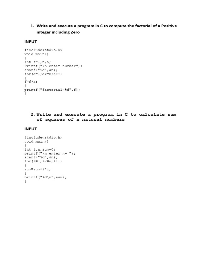 Semester 1 C Programming | PDF | Integer (Computer Science) | Computer ...