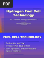 Hydrogen Fuel Cell Technology: Will It Contribute To Energy Independence?