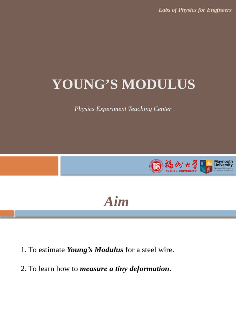 Measuring Young's Modulus in Steel Wire | PDF | Young's Modulus ...
