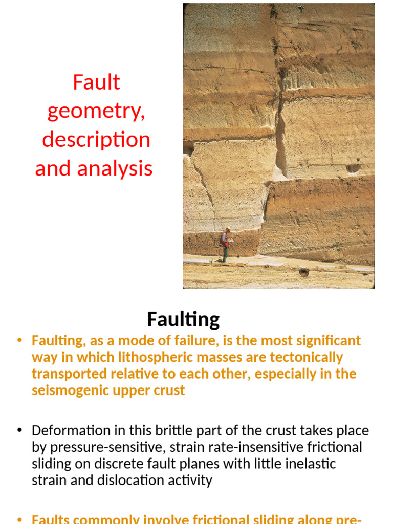 Fault Analysis and Slip Measurement Techniques | PDF | Fault (Geology ...