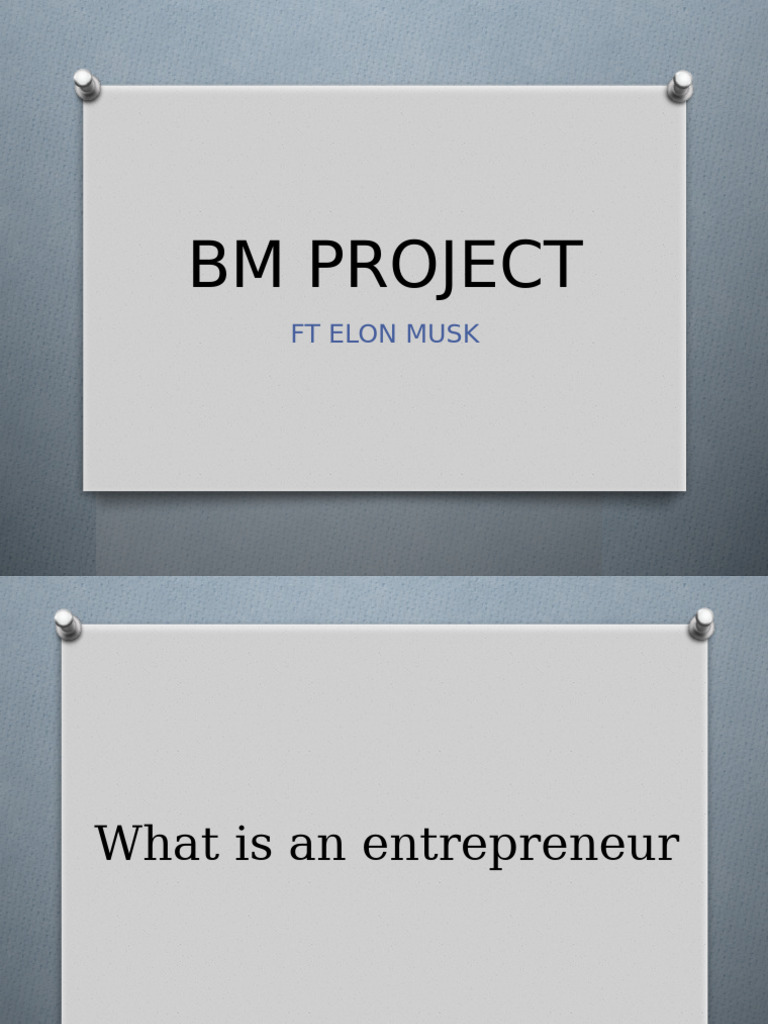 Elon Musk: Entrepreneurial Challenges & Opportunities | PDF