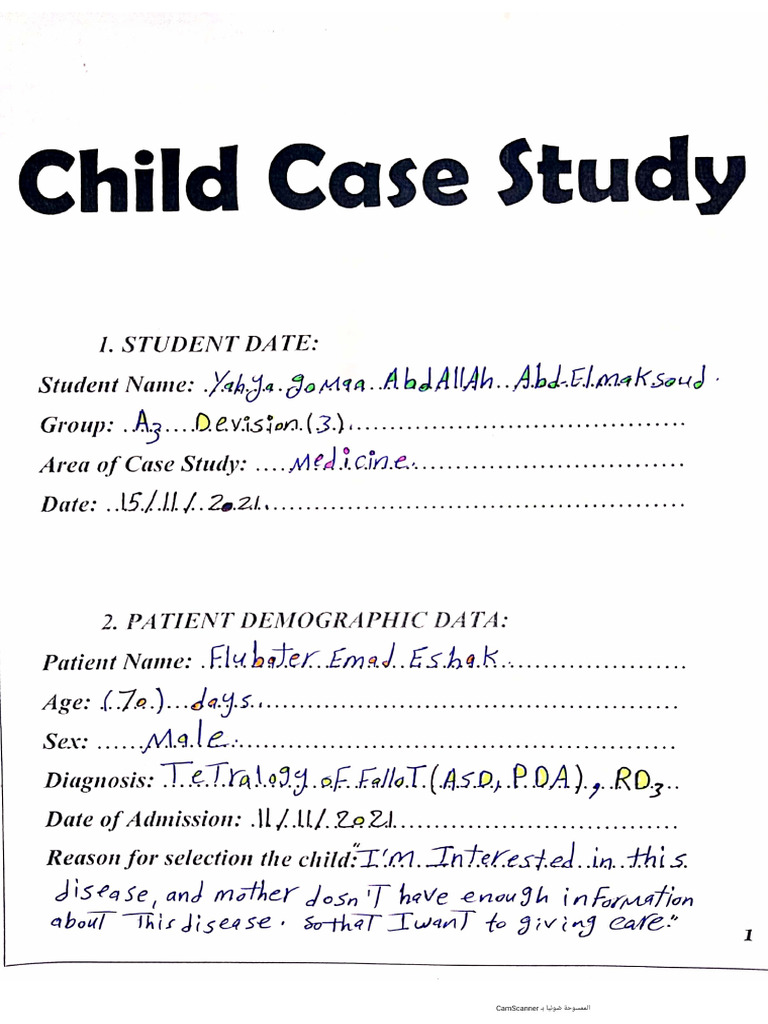 Infant Case Study | PDF