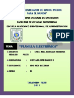 Qué es la Planilla Electrónica IZA