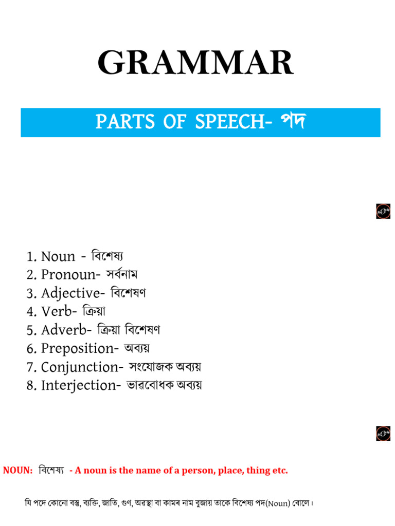 Class 3 Parts of Speech - 65051927 - 2025 - 07 - 23 - 11 - 55 | PDF ...