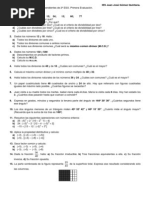 Hoja de Actividades de 2º ESO (Pendientes 1 N