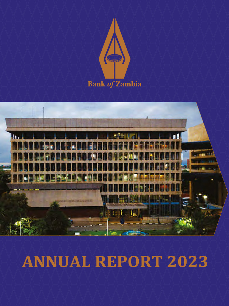 2023 Bank of Zambia Annual Report | PDF | Inflation | Economic Growth