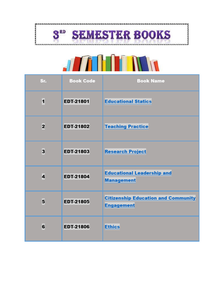 Books 3rd | PDF