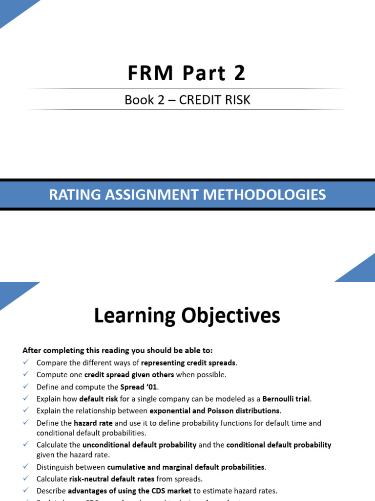 Credit Risk Rating Methodologies Guide | PDF | Logistic Regression ...