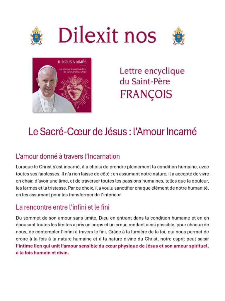 Amour et Réparation au Cœur du Christ | PDF | Amour | Dieu