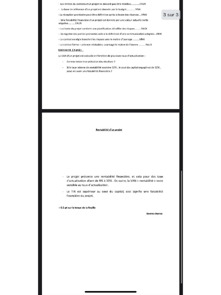 MGT de PRJ EXAM | PDF