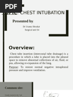 Chest Tube Insertion and Management Guide | PDF | Pulmonology ...