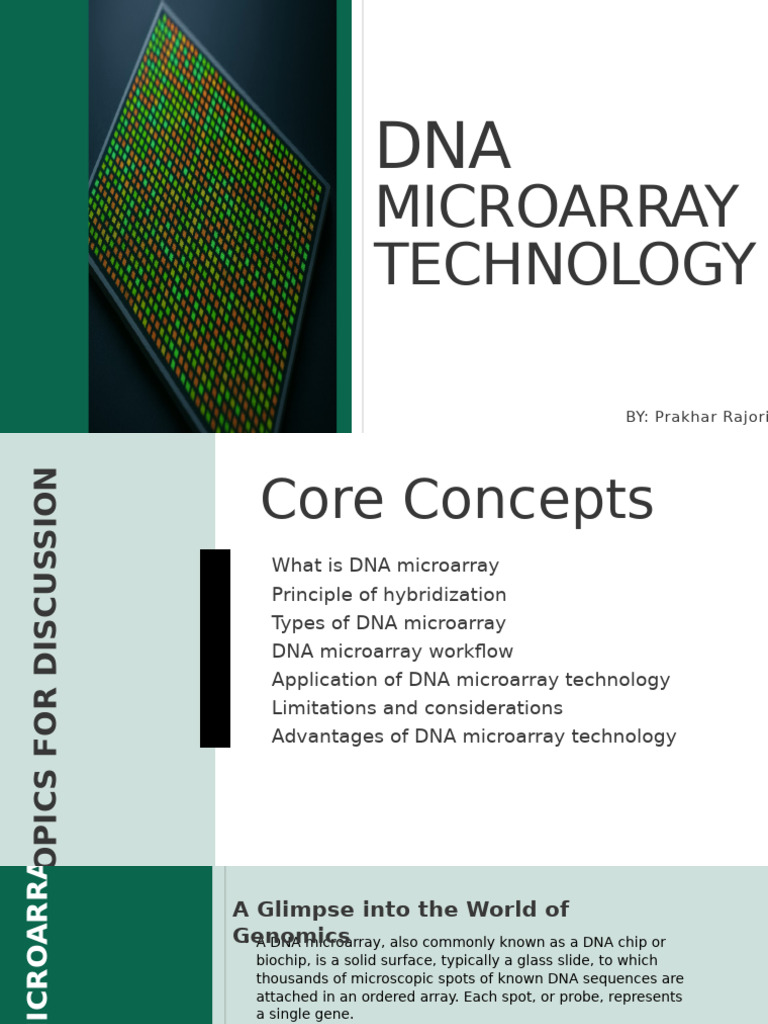 Dna Microarray Technology 20250930 115602 0000 | PDF | Dna Microarray ...