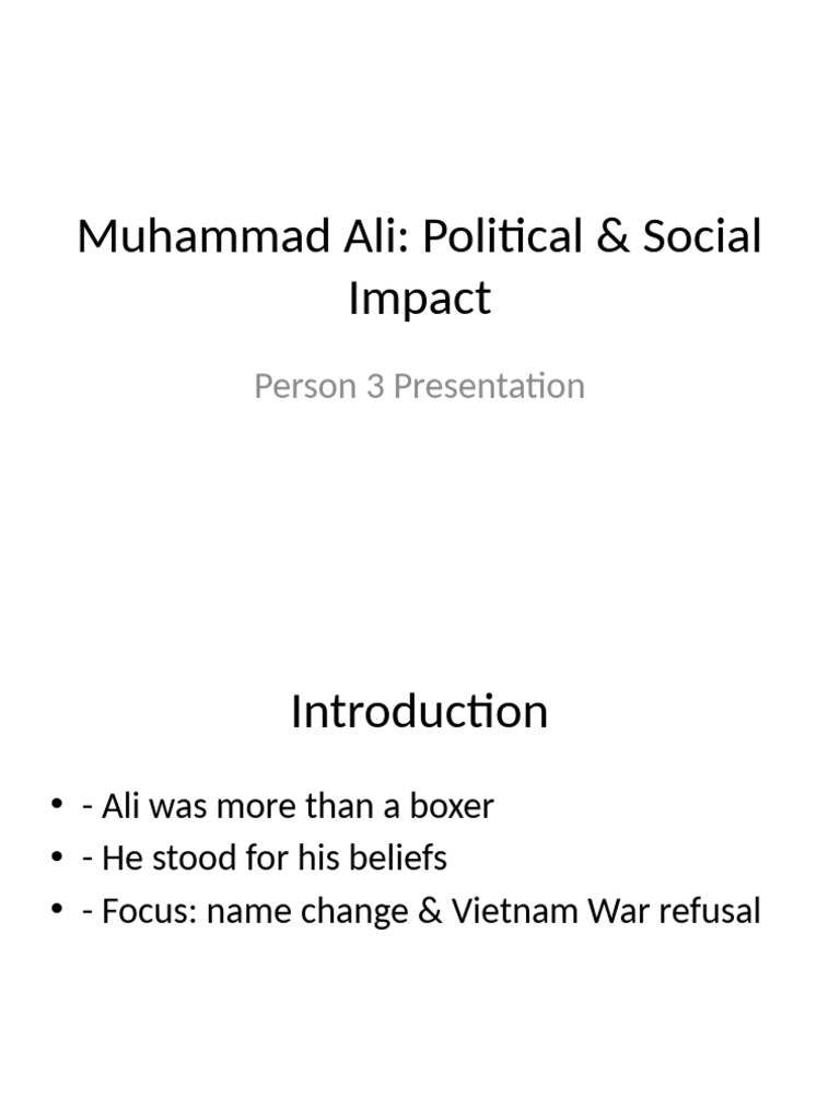 Person3 Muhammad Ali | PDF