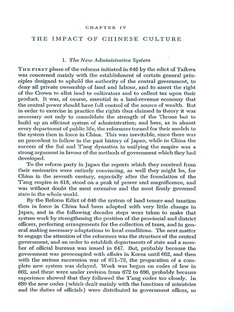 The Impact of Chinese Culture | PDF
