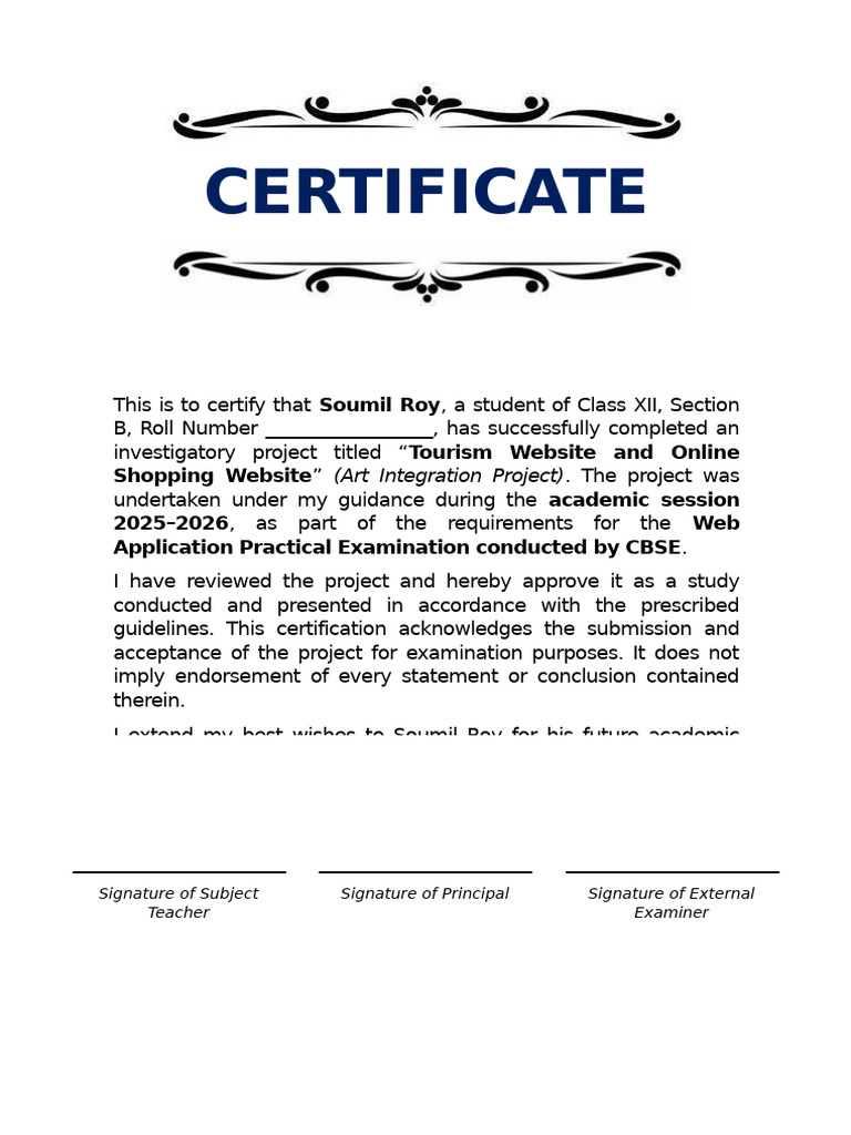 WA Certificate WB | PDF