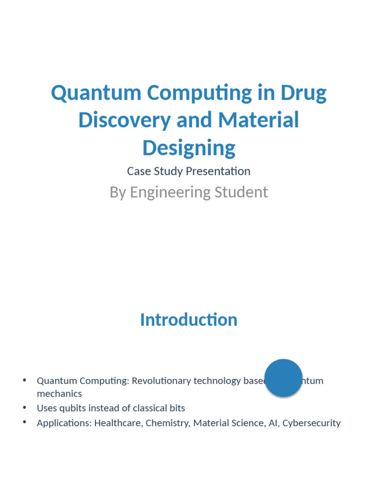 Quantum Computing Modern Style | PDF | Quantum Computing | Drug Discovery