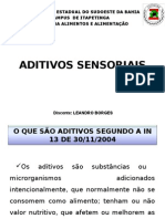 Aditivos Sensoriais