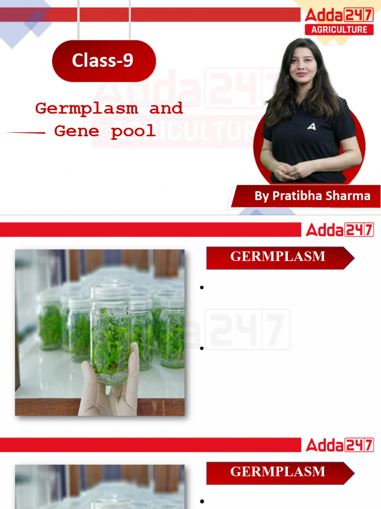 Germplasm and Gene Pool Overview | PDF | Plant Breeding | Cultivar