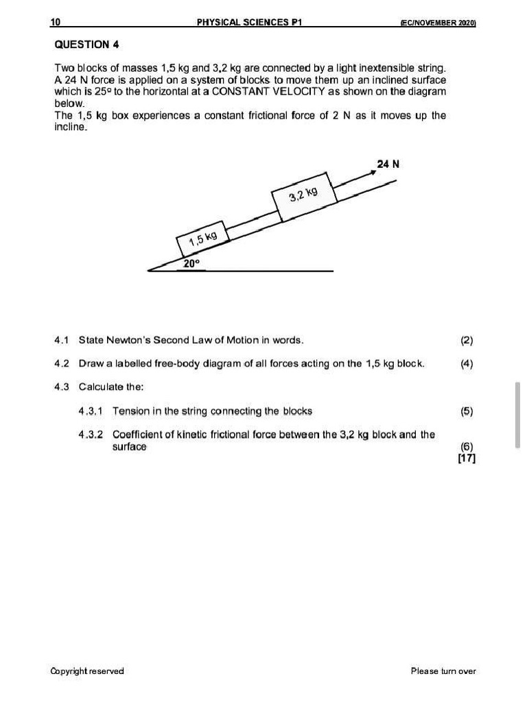 Newton - S Laws Questions | PDF