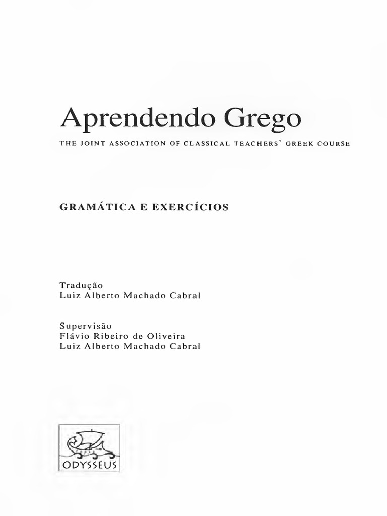 Aprendendo Grego Pdf