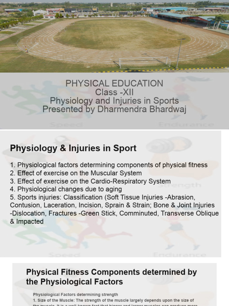 Physiology and Sports Injuries Explained | PDF | Skeletal Muscle | Heart