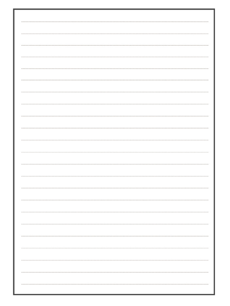 Simple A4 Lined Paper PDF | PDF