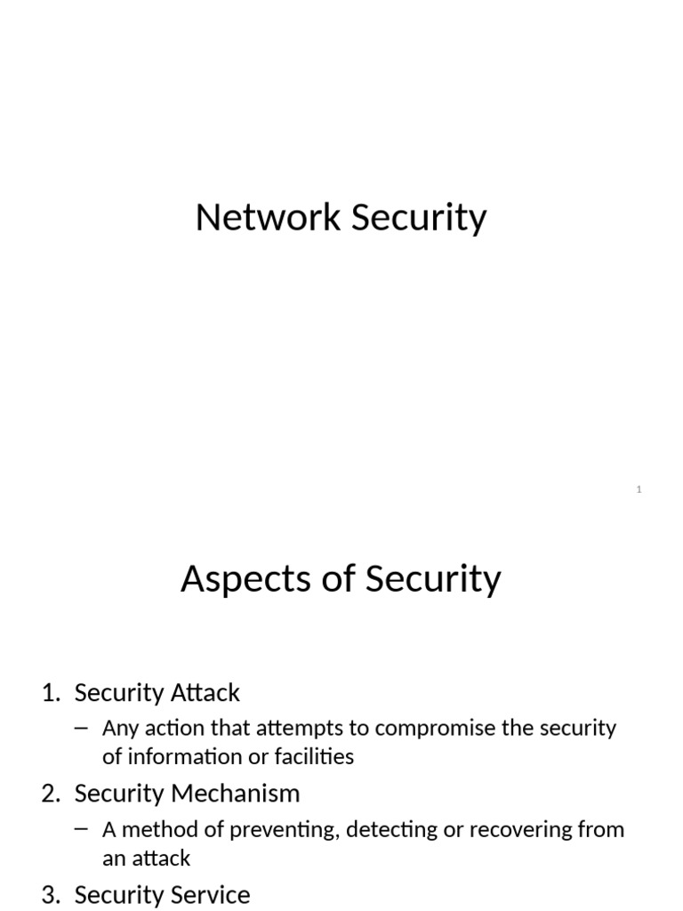 Understanding Network Security Basics | PDF | Transmission Control ...