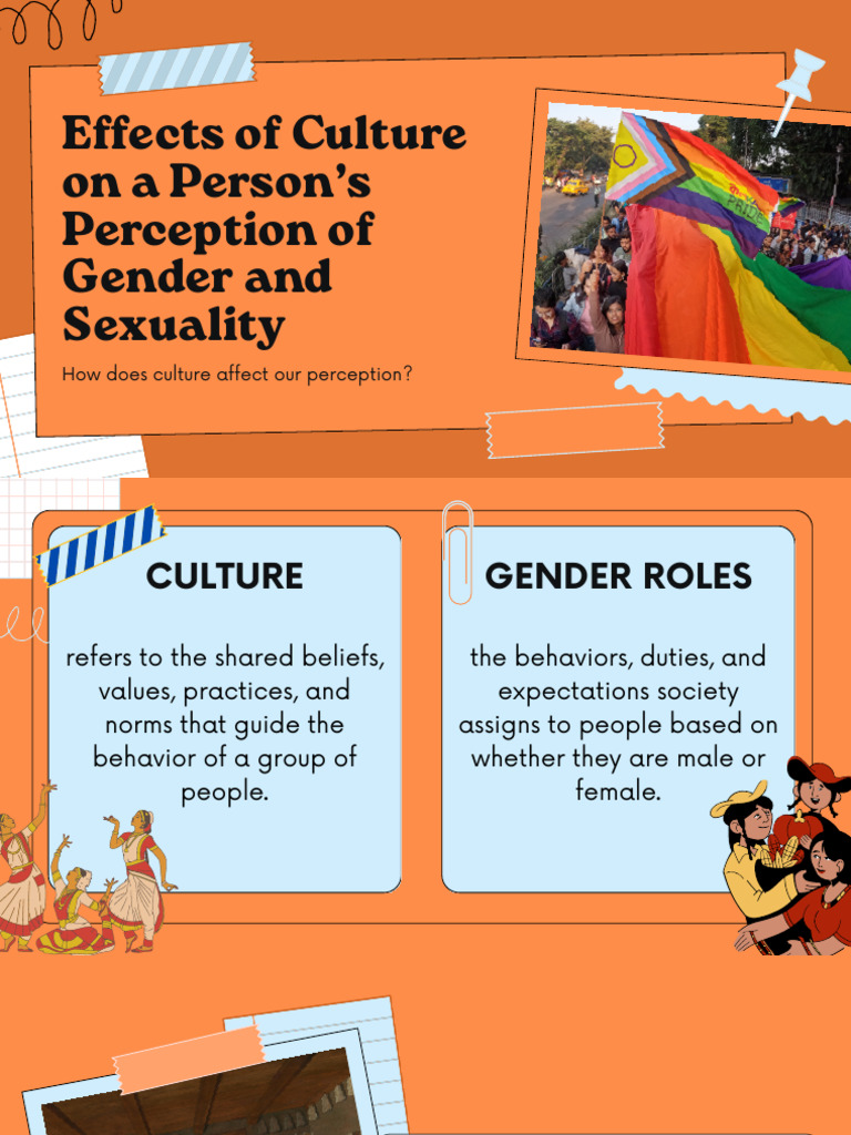 Effects of Culture in A Persons Perception of Gender and Sexuality ...