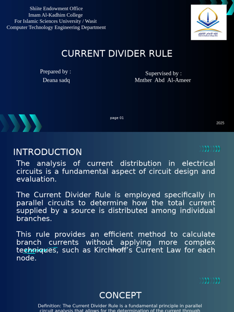 Current Divider Rule | PDF
