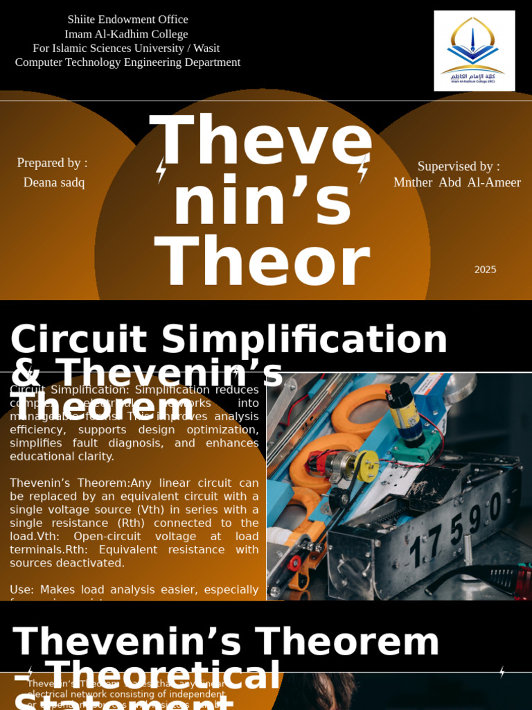 Thevenin's Theorem & Circuit Simplification | PDF | Electrical Network ...